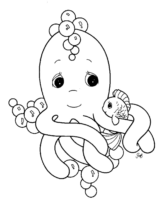 600x786 Easy Printable Precious Moments Coloring Pages