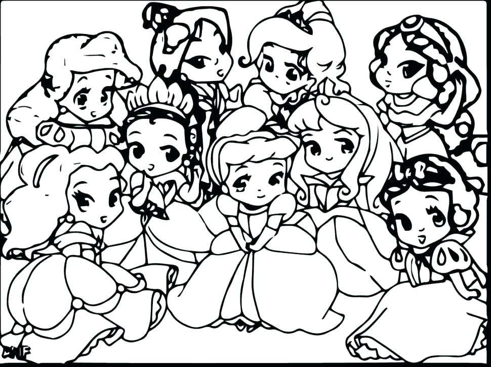 970x725 Baby Princess Coloring Pages Princess Coloring Sheets Princess
