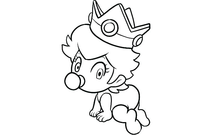 720x460 Daisy Coloring Pages Princess Peach Coloring Pages Super Bros