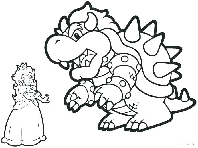 694x521 Princess Peach Coloring Pages Printable Baby Home For Fuhrer Von