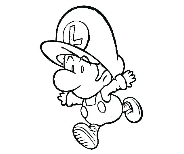 640x533 Baby Coloring Pages Princess Peach Coloring Pages To And Print