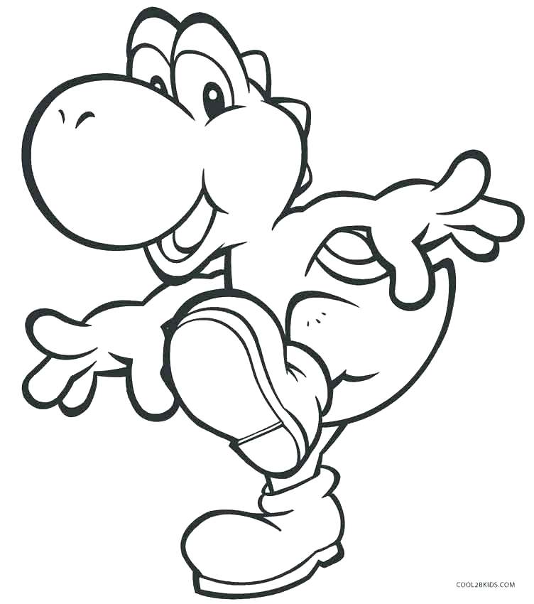 752x850 Yoshi Coloring Pages Baby Coloring Pages To Print Draw For Kids