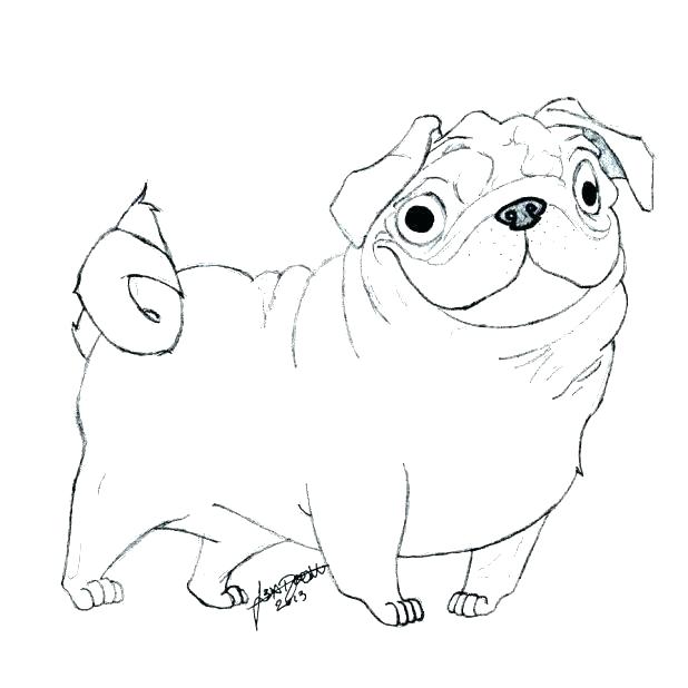 618x618 Pug Puppy Coloring Pages Free Kids Coloring Pug Coloring Pages Dog