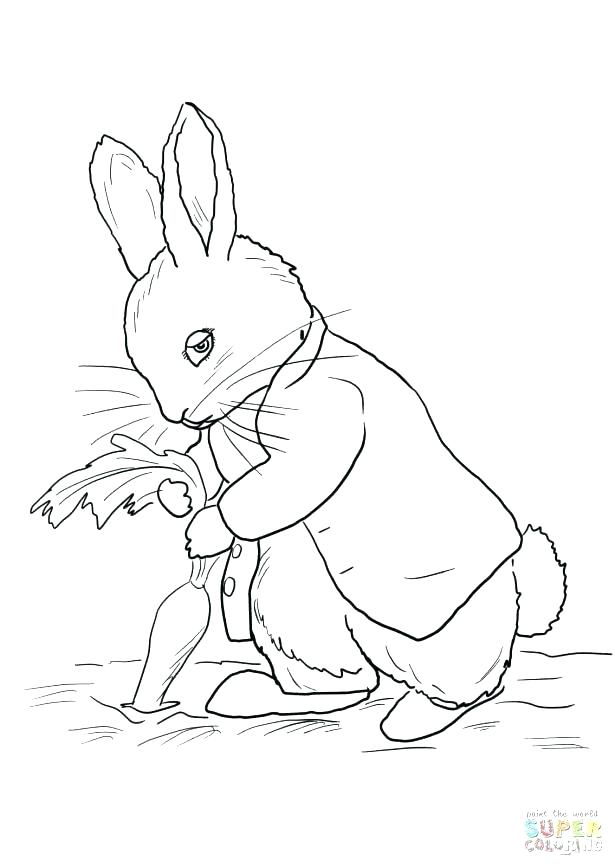 615x867 Baby Bunny Coloring Pages Rabbit Coloring Page Bunnies Coloring