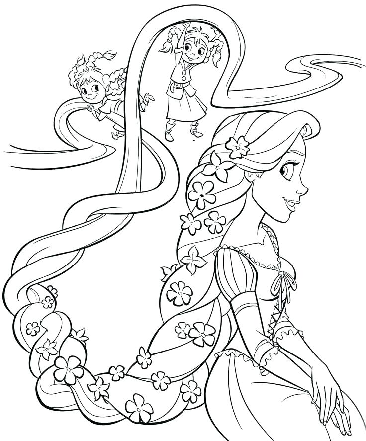 736x887 Rapunzel Color Pages Kids Coloring Pages Coloring Pages Printable