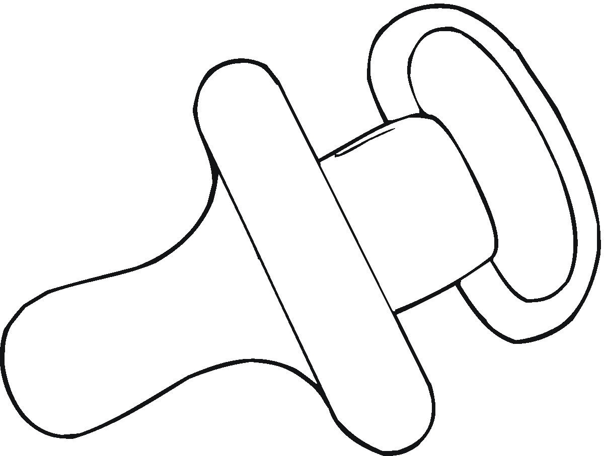 1200x907 Dorable Baby Shower Coloring Pages Pacifier Model
