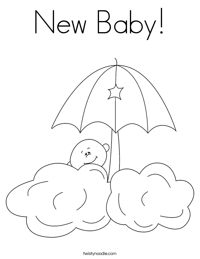 685x886 New Baby Coloring Pages