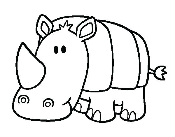600x470 Rhino Coloring Pages Rhino Coloring Page Rhino Coloring Pages Baby