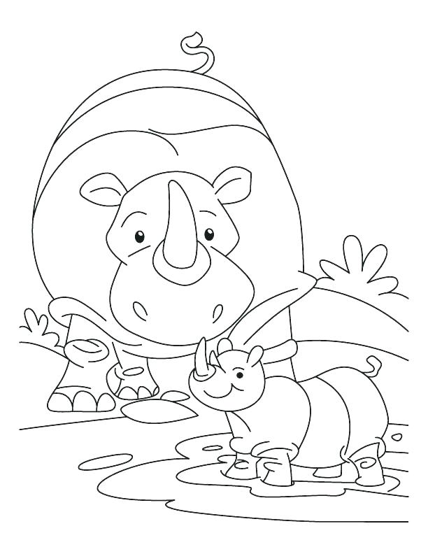 612x792 Rhino Coloring Pages Rhino Coloring Pages Rhinoceros Coloring