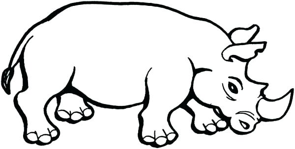 600x304 Rhinoceros Coloring Page Rhinoceros Coloring Page Rhino Look Angry