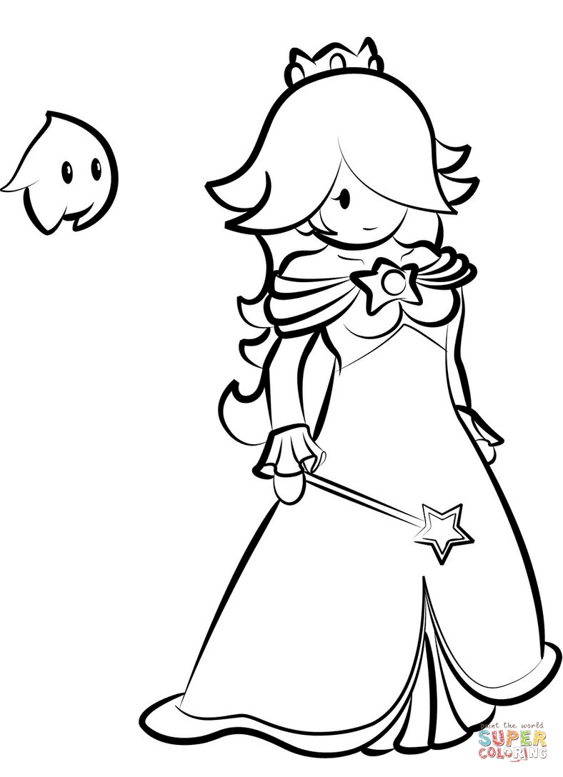 788x1088 Rosalina Coloring Pages Free Coloring For Kids
