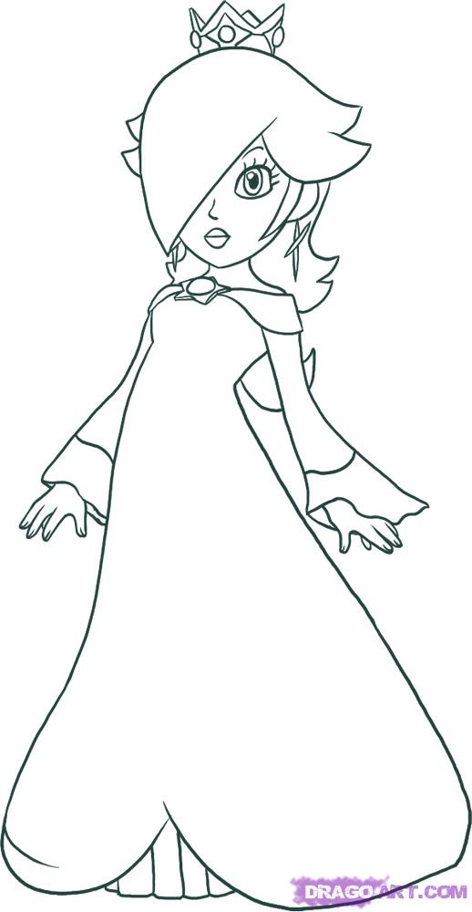 518x1000 Rosalina Coloring Pages Page Image Clipart Images Org