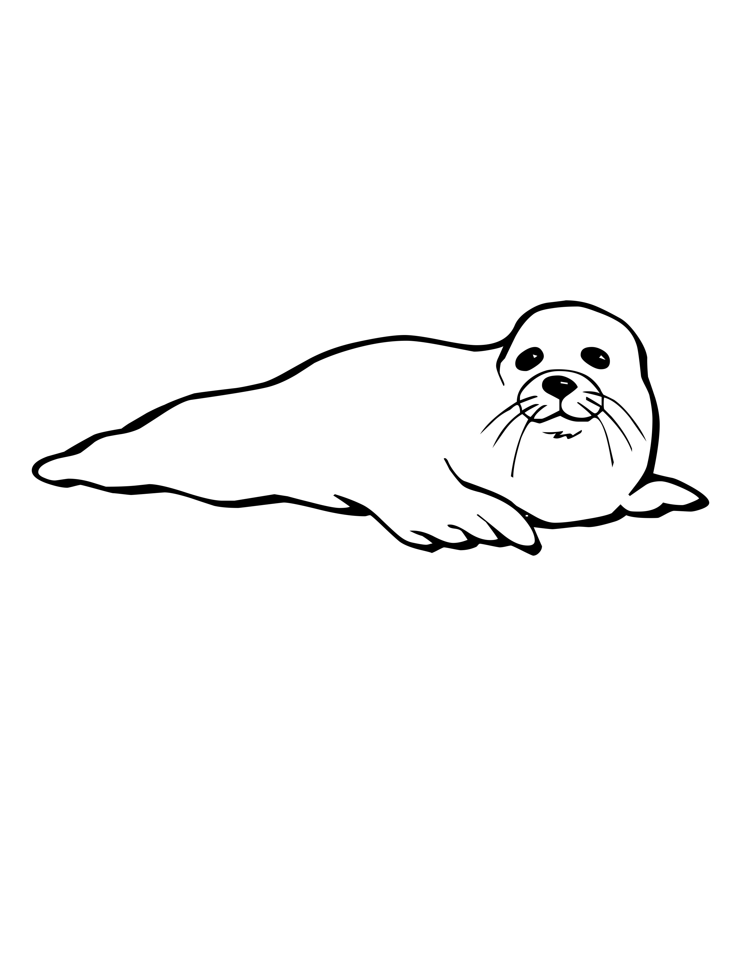 2550x3300 Best Of Seal Coloring Page Gallery Printable Coloring Sheet