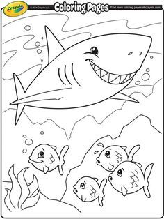 236x314 Shark Attack Coloring Pages