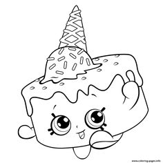 236x236 Print Cherry Nice Cupcake From Shopkins Season Coloring Pages