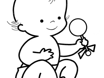 440x330 Baby Coloring Page, Kids N Funcom Coloring Pages Of Baby