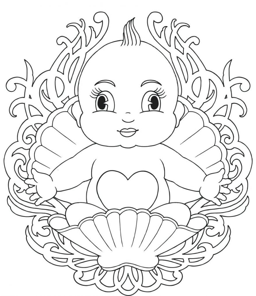 878x1018 Direct Baby Shower Coloring Pages For Kids In Free Printable