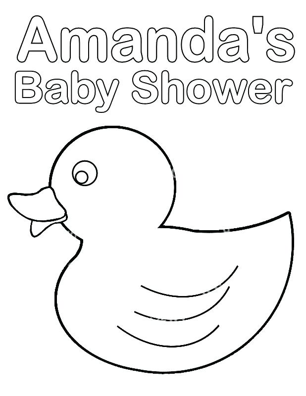 618x800 Strikingly Idea Baby Shower Coloring Pages Printable Image