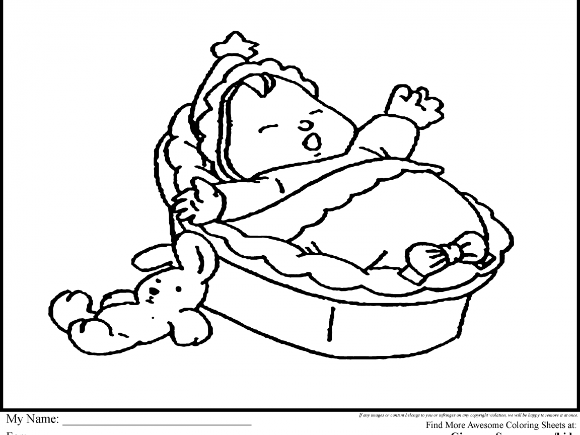 1152x864 Superior Baby Shower Coloring Pages For Kids Amazing Page