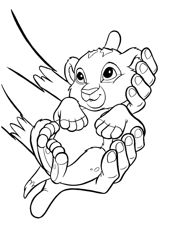595x842 Lion King Coloring Pages