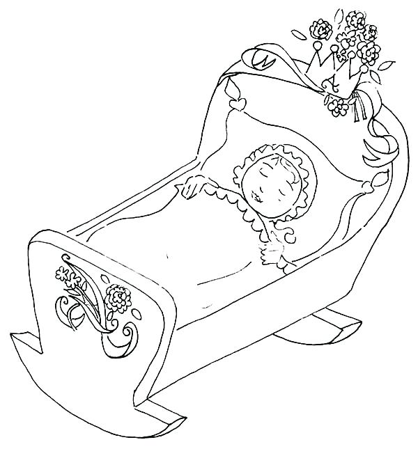 600x645 Coloring Pages Babies Manger Coloring Pages Babies Sleeping