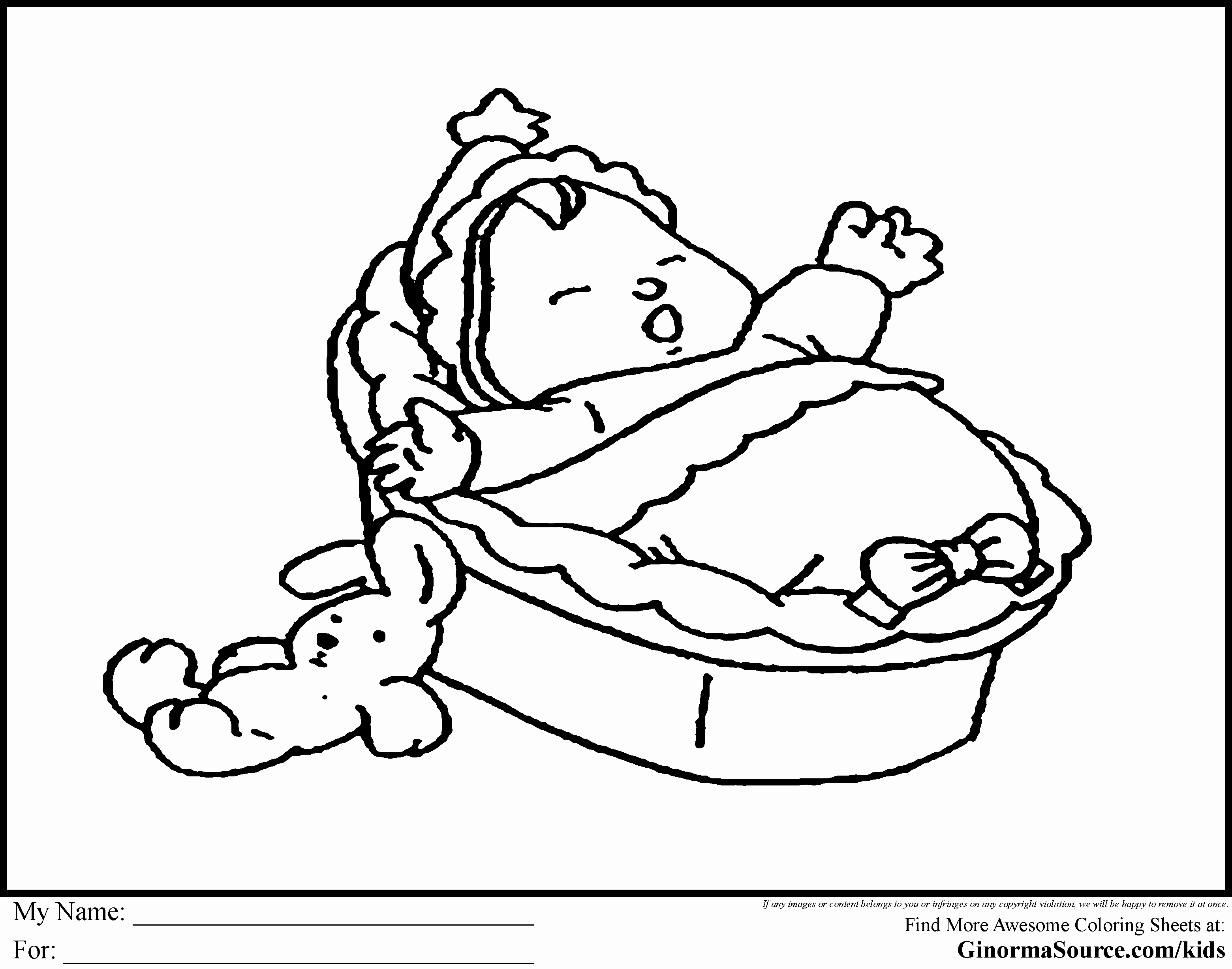 3120x2455 Coloring Pages Of Babies Sleeping Regalo