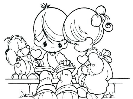 440x330 Precious Moments Animals Coloring Pages Precious Moments Animals