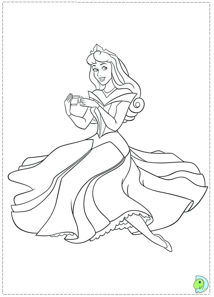 691x960 Sleeping Beauty And Baby Sleeping Beauty Coloring Pages