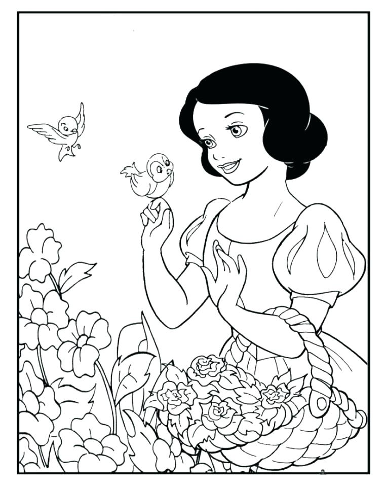 762x960 Snow White Coloring Pages Snow White And The Seven Dwarfs Color
