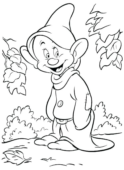 526x720 Dwarfs Coloring Pages Coloring Pages For Boys Kids Under Snow
