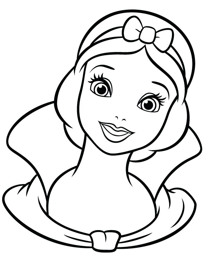 670x867 Snow White Coloring Pages
