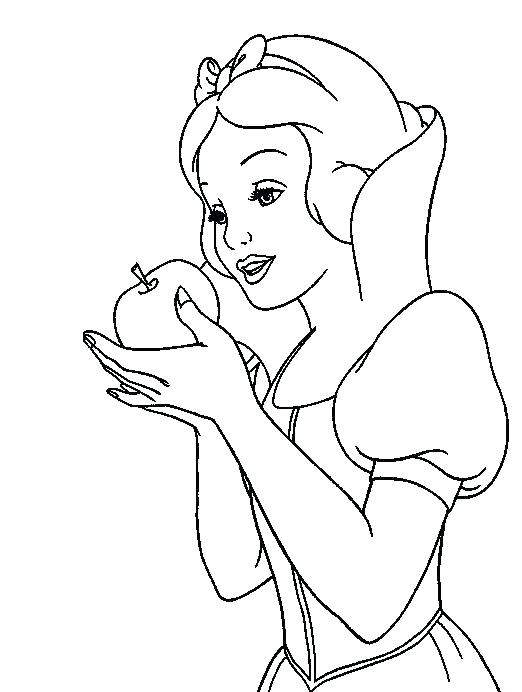 522x692 Snow White Coloring Grandmaman Site
