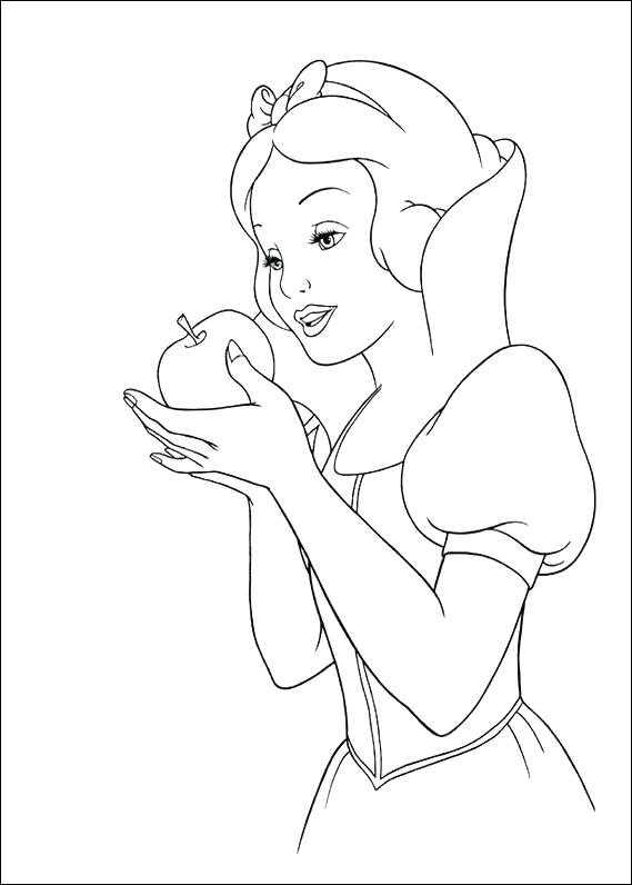 569x796 And Free Snow White Printable Coloring Pages Snow White Witch
