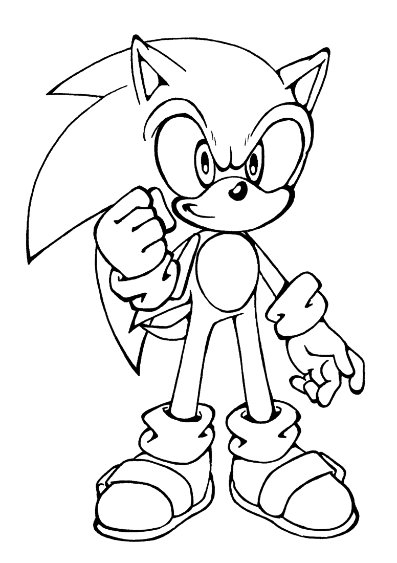 776x1100 Printable Sonic Coloring Pages Pixels Baby Ideas
