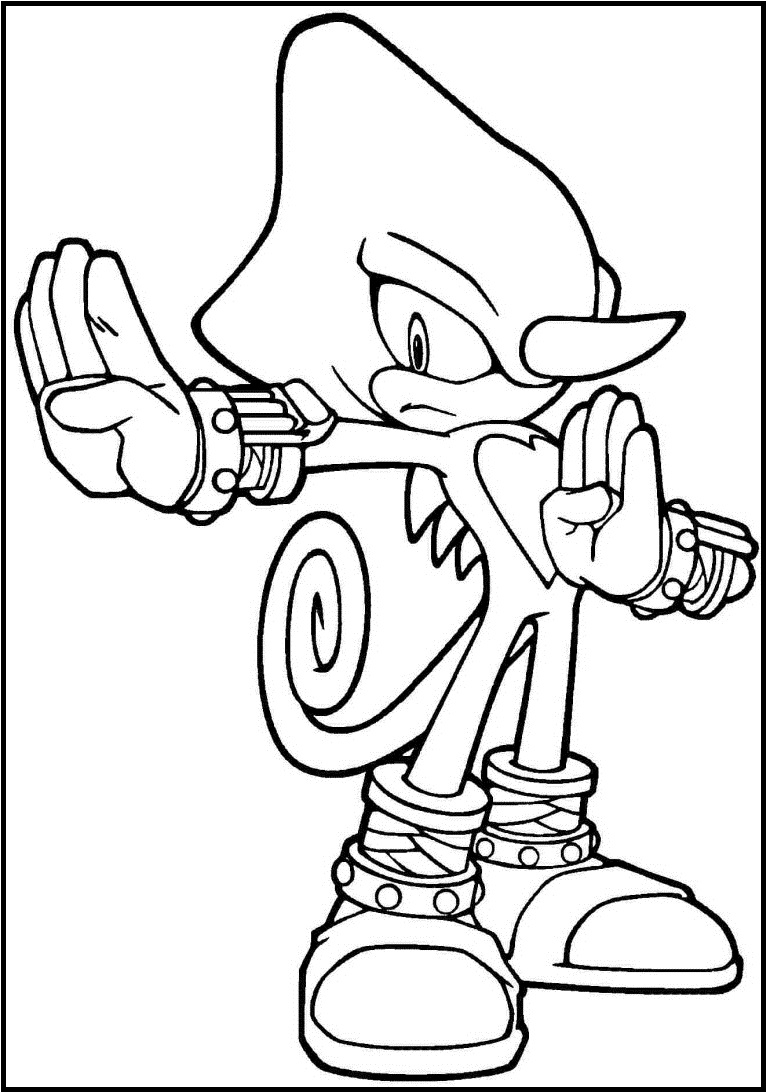 770x1092 Baby Sonic Coloring Pages