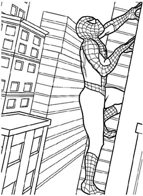 Baby Spiderman Coloring Pages at GetDrawings | Free download