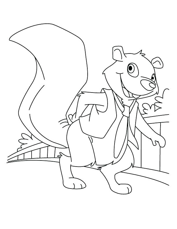 612x792 Squirrel Coloring Pages Stunning Squirrel Coloring Page Image