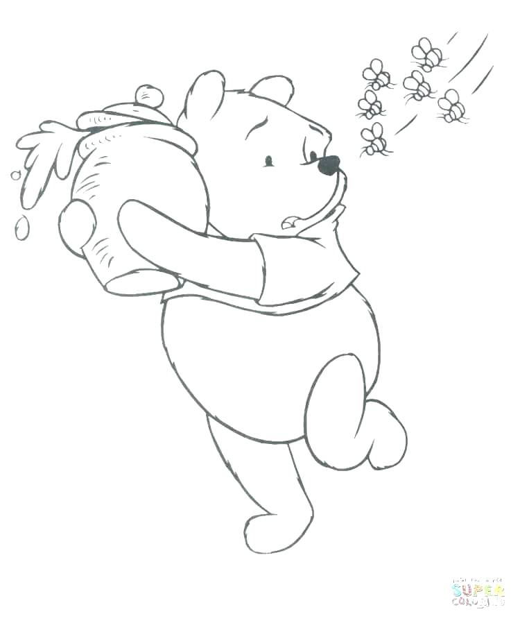 750x898 Cute Bear Coloring Pages Pooh Bear Coloring Pages Pooh Bear