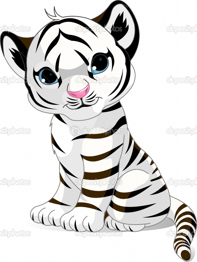 771x1024 For Cute Baby Tiger Coloring Pages