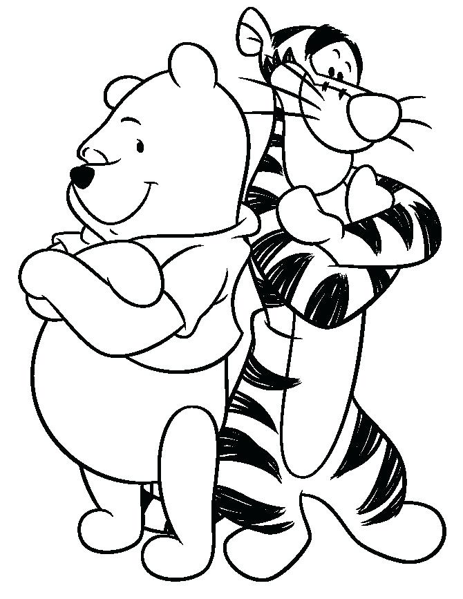 670x867 Baby Tigger Coloring Pages Pooh Disney