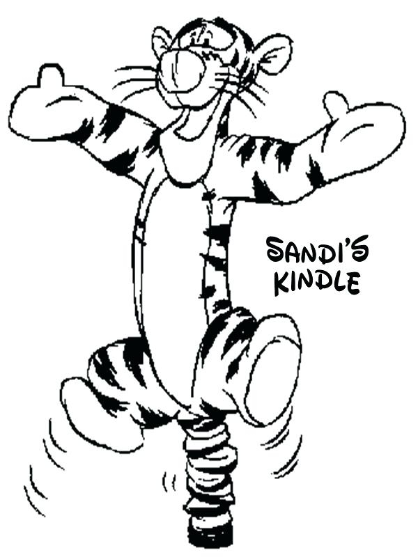 600x800 Tigger Coloring Pages Baby Tigger Coloring Sheets Best Color Book