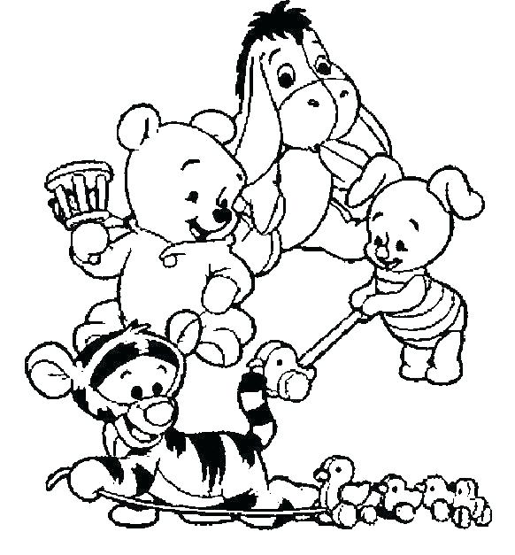582x627 Baby Tigger Coloring Pages