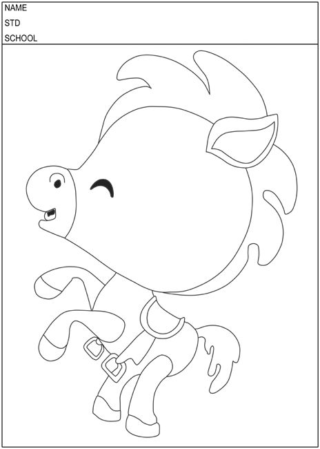 Baby Toys Coloring Pages
