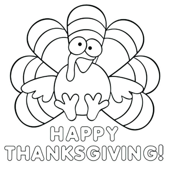 580x581 Coloring Pages Of Turkeys Cartoon Turkey Online Coloring Page