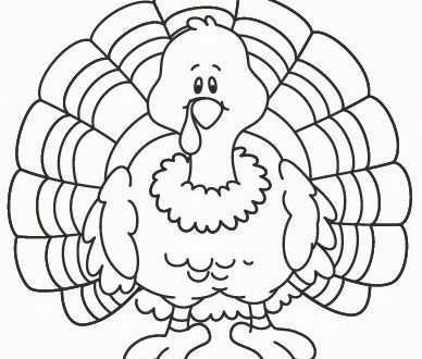 388x330 Thanksgiving Coloring Pages Baby Turkey Pages Thanksgiving