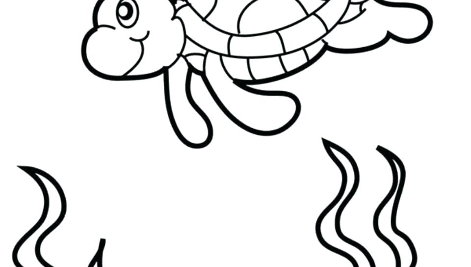 960x544 Printable Turtle Coloring Pages Coloring Pages Cute Sea Baby