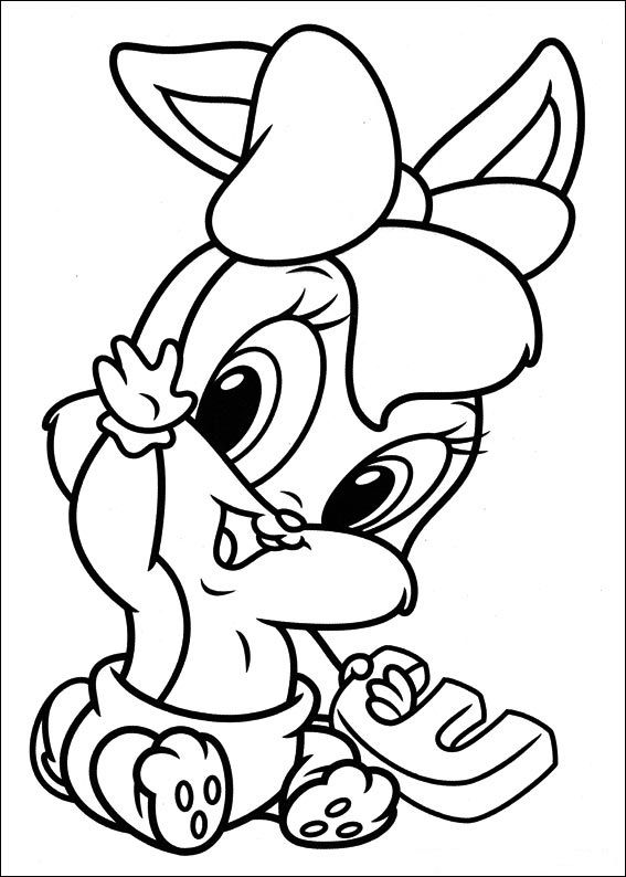 567x794 Fun Coloring Pages Baby Looney Tunes Coloring Pages