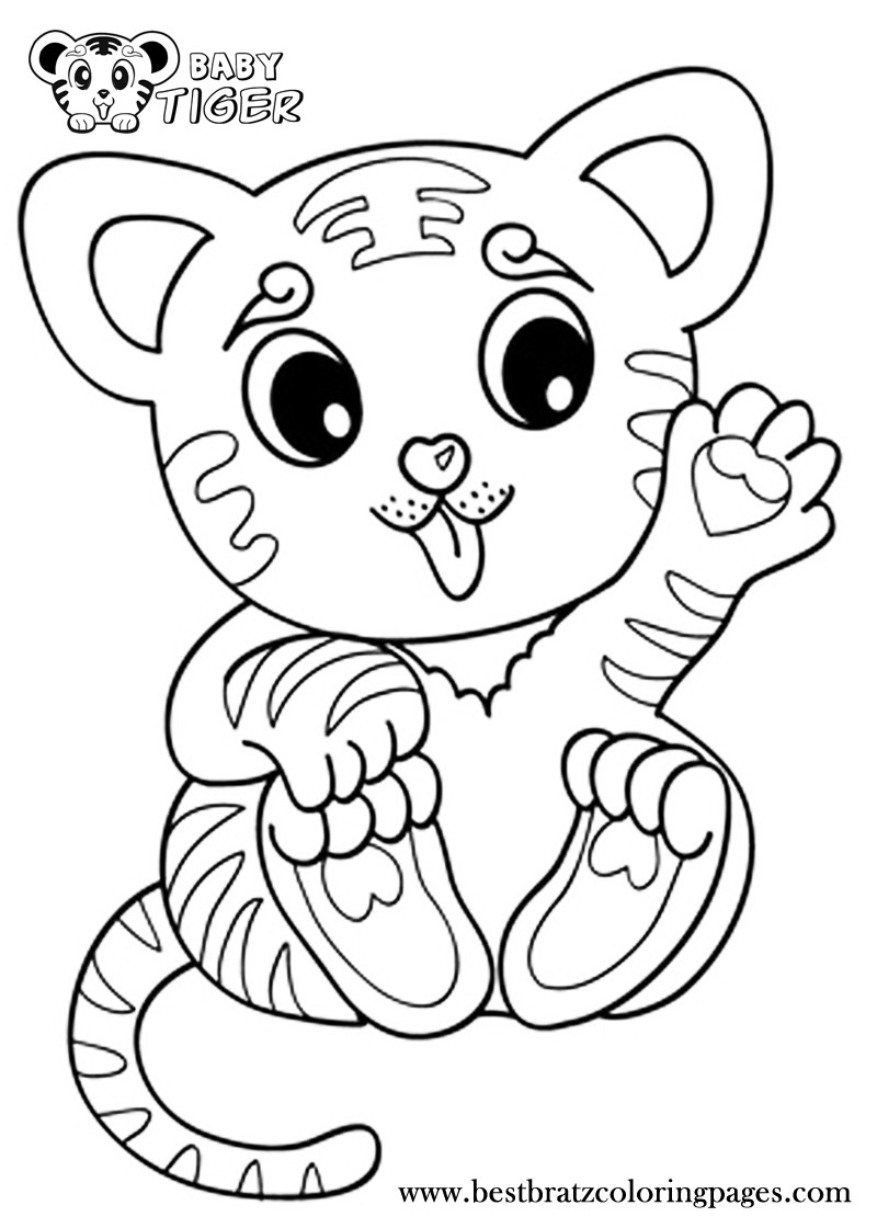 800x1120 Baby Tigers Coloring Pages Acpra