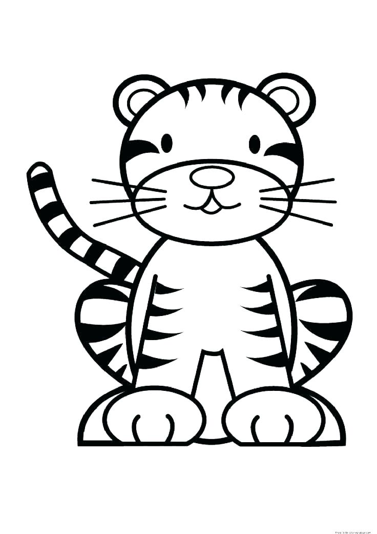 736x1041 White Tiger Coloring Pages Baby Tiger Coloring Pages Free Tiger