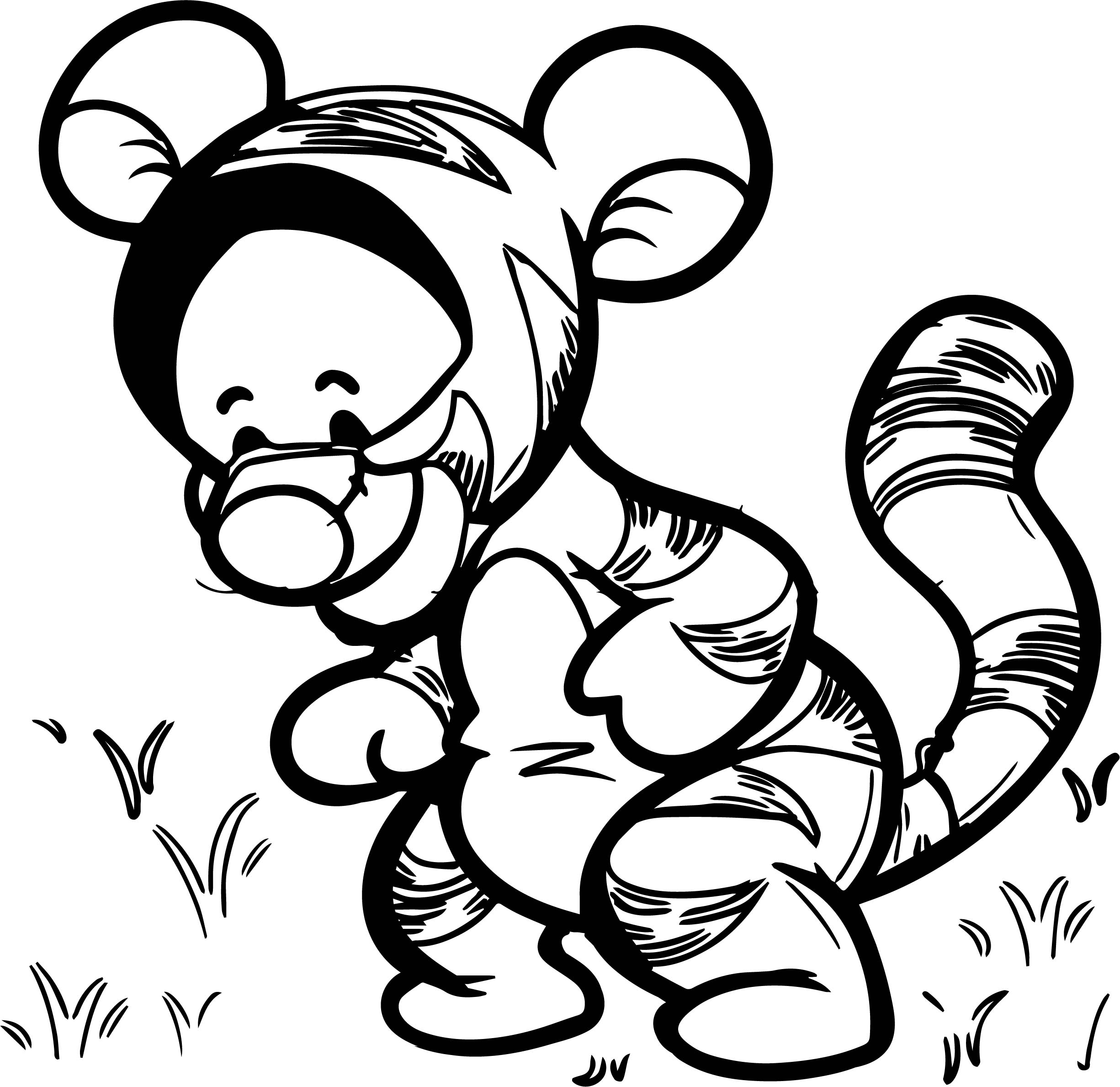2451x2378 Good Baby Winnie The Pooh Coloring Page Wecoloringpage